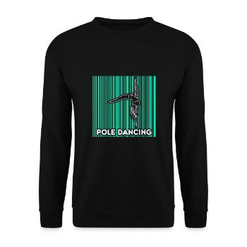 Pole Dance Dancer, Pole Dance, Pole Dancing - Unisex Sweatshirt - black - Front - Alina (178cm) & Michal (187cm)