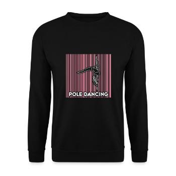 Pole Dance Dancer, Pole Dance, Pole Dancing - Unisex Sweatshirt - black - Front - Alina (178cm) & Michal (187cm)