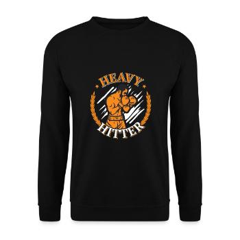 Boxe Arts martiaux Boxe Club de boxe Boxeurs - Sweat-shirt Unisexe - noir - Devant - Alina (178cm) & Michal (187cm)