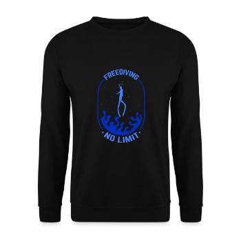Plongée, Apnée Plongée, Apnée No Limit Apnée Apnée - Sweat-shirt Unisexe - noir - Devant - Alina (178cm) & Michal (187cm)