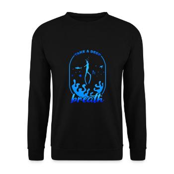 Plongée, Apnée Plongée, Apnée No Limit Apnée Apnée - Sweat-shirt Unisexe - noir - Devant - Alina (178cm) & Michal (187cm)