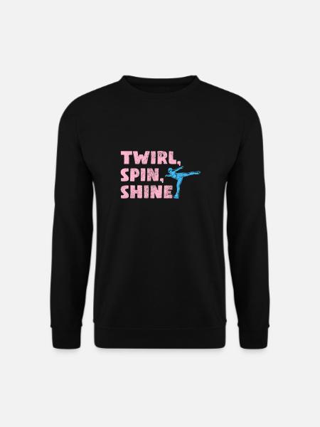 Eiskunstläuferin Eiskunstlauf Club Girl Eislauf - Unisex Pullover - Schwarz