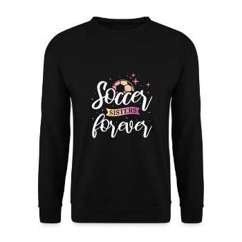 Soccer féminin, Football féminin, Football féminin - Sweat-shirt Unisexe - noir - Devant - Alina (178cm) & Michal (187cm)