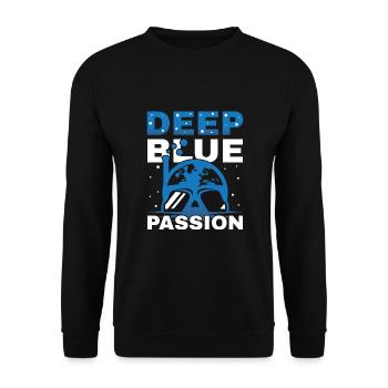 Plongée sous-marine, Plongée sous-marine, Vacances en mer - Sweat-shirt Unisexe - noir - Devant - Alina (178cm) & Michal (187cm)