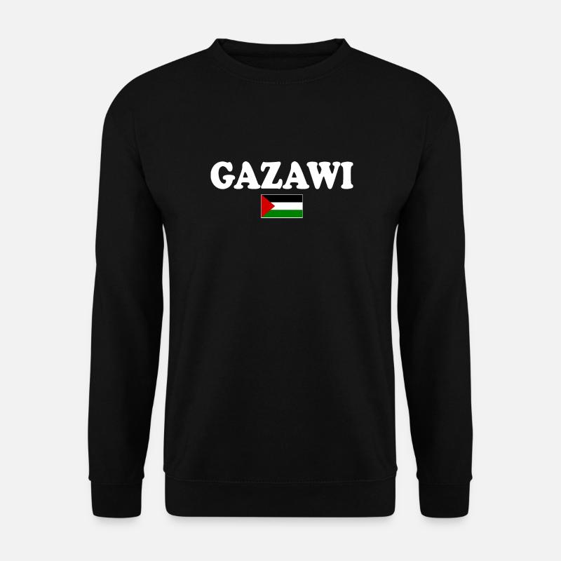 Gazawi gaza - Unisex Pullover - Schwarz