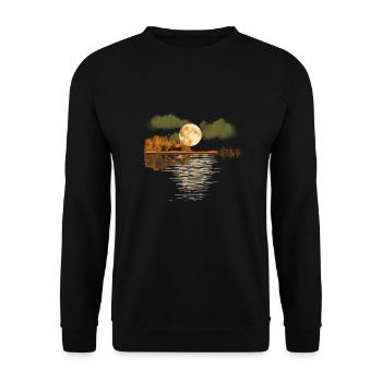 guitar, musician, music band, guitarist, - Unisex Sweatshirt - black - Front - Alina (178cm) & Michal (187cm)