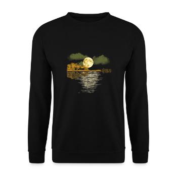 guitar, musician, music band, guitarist, - Unisex Sweatshirt - black - Front - Alina (178cm) & Michal (187cm)