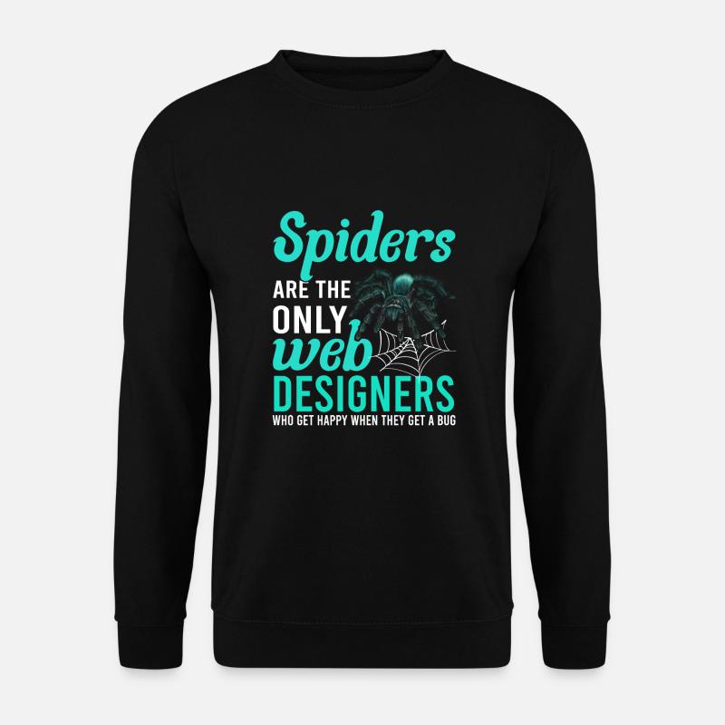 Tarantula Terrarium Amphibian Spider - Unisex Sweatshirt - black