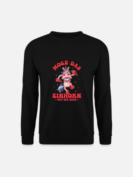 Lustiges, Fabelwesen, Dinosaurier, Lustiges - Unisex Pullover - Schwarz