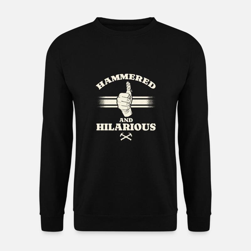 charpentier, charpentier, menuisier, charpentier, - Sweat-shirt Unisexe - noir