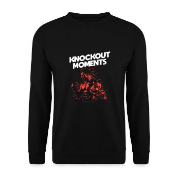 Boxen Arts Martiaux Boxing Boxer Club Boxer - Sweat-shirt Unisexe - noir - Devant - Alina (178cm) & Michal (187cm)