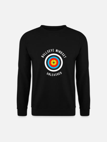 Bogensport Bogenschütze Bogenschießen Pfeil Bogen - Unisex Pullover - Schwarz