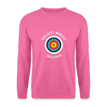 Bogensport Bogenschütze Bogenschießen Pfeil Bogen - Unisex Pullover - Pink - Vorne
