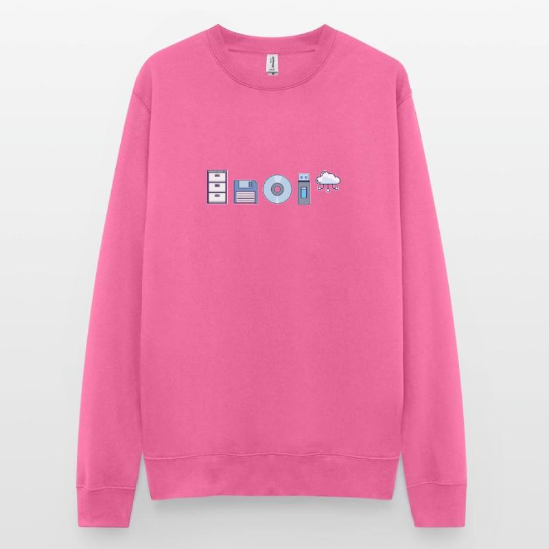 IT Geek, PC Accessories Storage Devices Evolution Unisex Sweatshirt