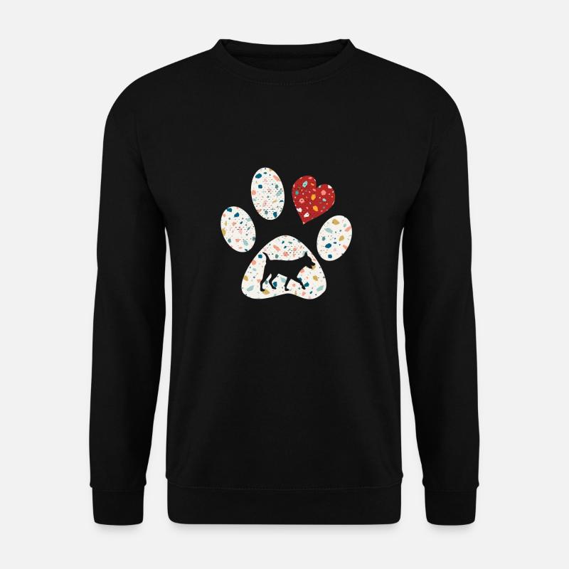 Hund, bester Feund Hundebesitzer Mann, Frau Hunde - Unisex Pullover - Schwarz