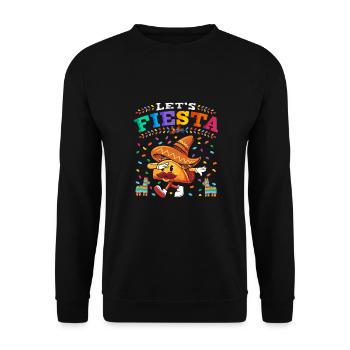 Drôle Meme Citation Taco Fête mexicaine, Fiesta Mexico - Sweat-shirt Unisexe - noir - Devant - Alina (178cm) & Michal (187cm)