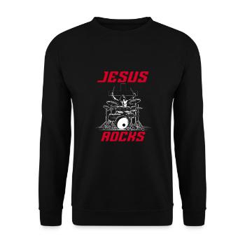 Batterie Batteurs Batteurs - Sweat-shirt Unisexe - noir - Devant - Alina (178cm) & Michal (187cm)