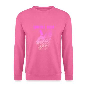 Sphynx Katzen Mama, Katzenliebhaber Nacktkatze - Unisex Pullover - Pink - Vorne