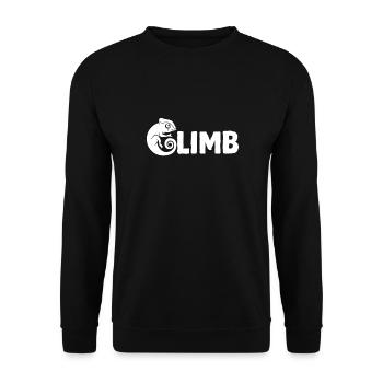 Bloc, escalade, escalade libre Chameleon Boulder - Sweat-shirt Unisexe - noir - Devant - Alina (178cm) & Michal (187cm)