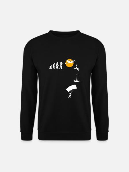 Maillot Skydive Freefly Fallschirmspringer Parachutisme - Sweat-shirt Unisexe - noir