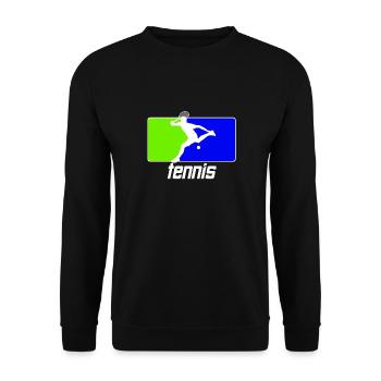 Vêtements pour joueurs de tennis Tennis Femmes Filles - Sweat-shirt Unisexe - noir - Devant - Alina (178cm) & Michal (187cm)