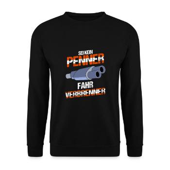 Tuner automobile, Mécanicien automobile, Voiture de course, Tuning - Sweat-shirt Unisexe - noir - Devant - Alina (178cm) & Michal (187cm)
