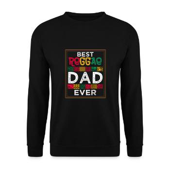 Rastafari Music Vibes Only Rasta Jamaica Reggae - Unisex Sweatshirt - black - Front - Alina (178cm) & Michal (187cm)
