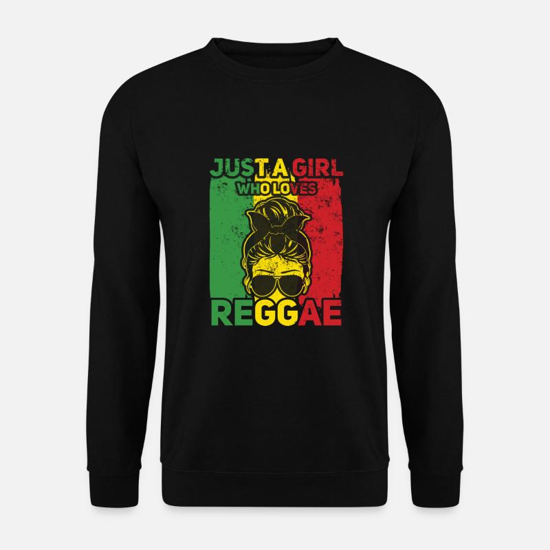 Rastafari Music Rasta Jamaica Reggae - Unisex Sweatshirt - black