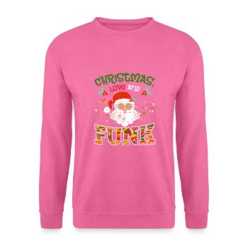 Christmas, Love and Funk – Festive Groove Music - Unisex Pullover - Pink - Vorne