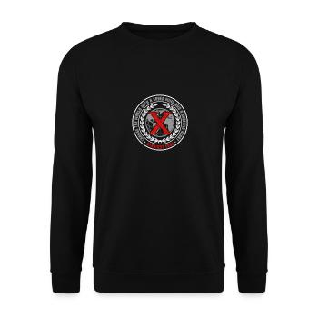 Vegan, gegen Drogen, Hardcore Punk Straight Edge - Unisex Pullover - Schwarz - Vorne - Alina (178cm) & Michal (187cm)