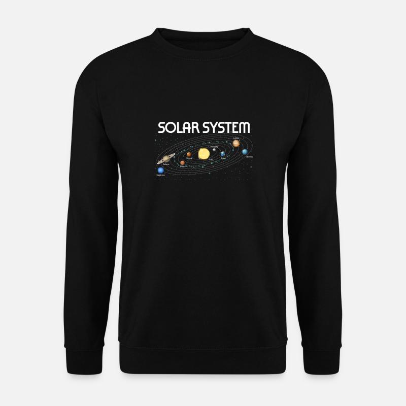 Planeten Wissenschaft Physik Universum Sonne - Unisex Pullover - Schwarz