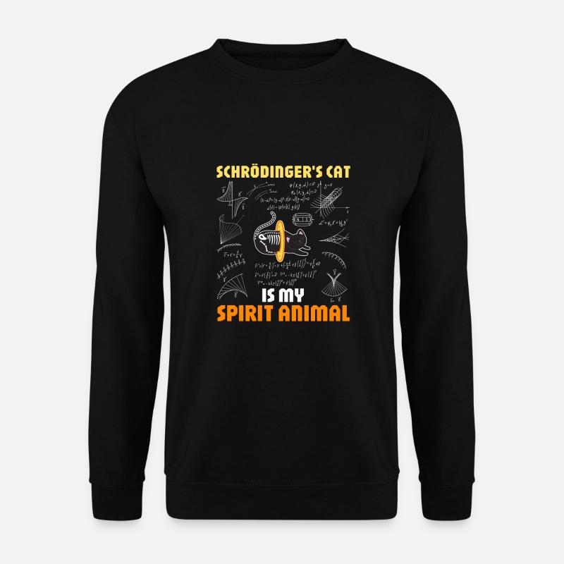Schrödinger's Cat: Funny Science - Unisex Sweatshirt - black