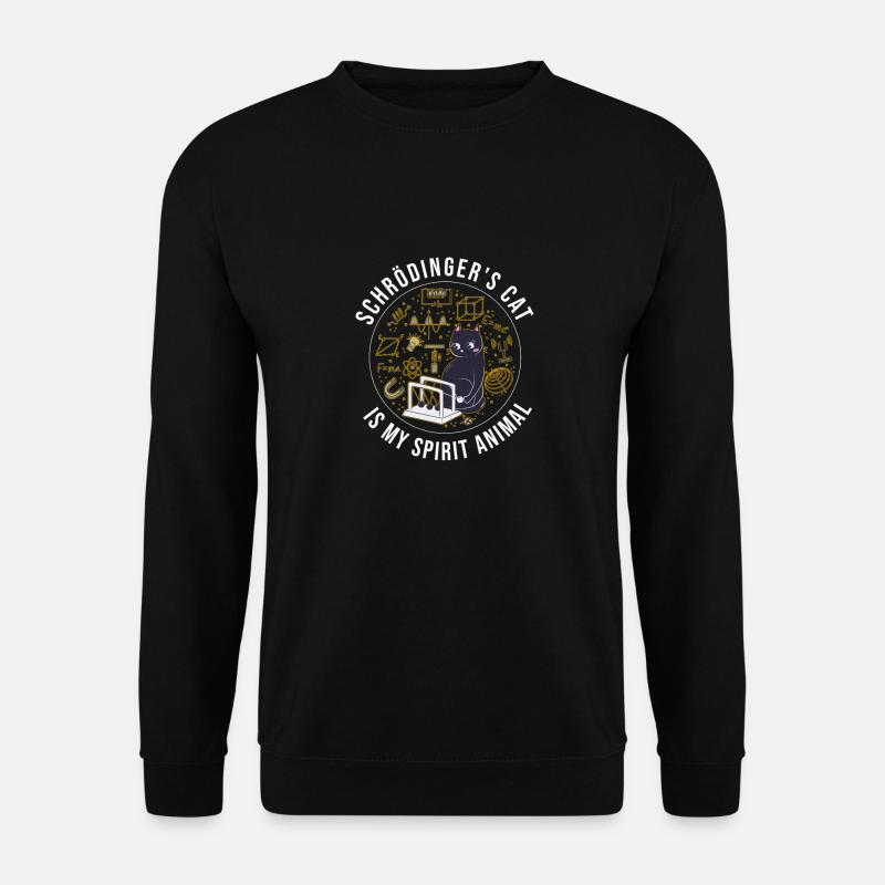 Schrödinger's Cat: Funny Science - Unisex Sweatshirt - black