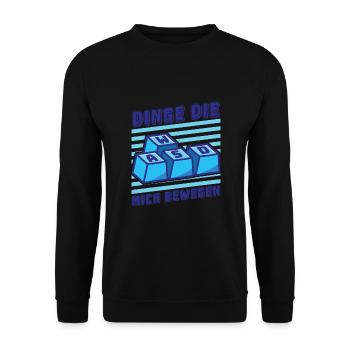 IT, PC Accessories Storage Devices Evolution Computer - Unisex Sweatshirt - black - Front - Alina (178cm) & Michal (187cm)