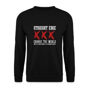 Danseuse de pole, Pole dance, Noël, Amour - Sweat-shirt Unisexe - noir - Devant - Alina (178cm) & Michal (187cm)