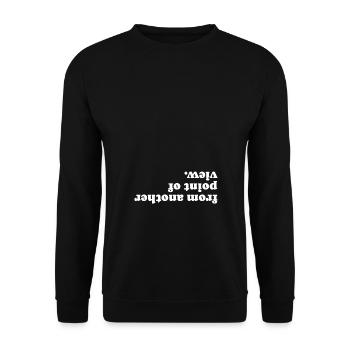 L’humour sur la tête : parfait pour les geeks et les nerds - Sweat-shirt Unisexe - noir - Devant - Alina (178cm) & Michal (187cm)