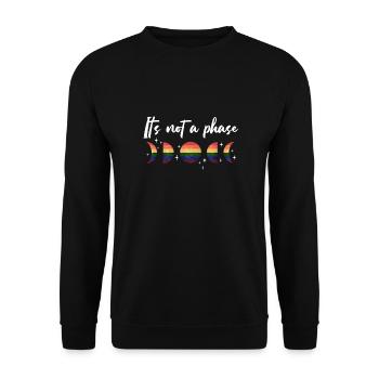LGBTQIA+ Lesbiennes, Gays, Egalité - Sweat-shirt Unisexe - noir - Devant - Alina (178cm) & Michal (187cm)