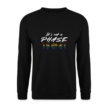 LGBTQIA+ Lesbiennes, Gays, Egalité - Sweat-shirt Unisexe - noir - Devant - Alina (178cm) & Michal (187cm)