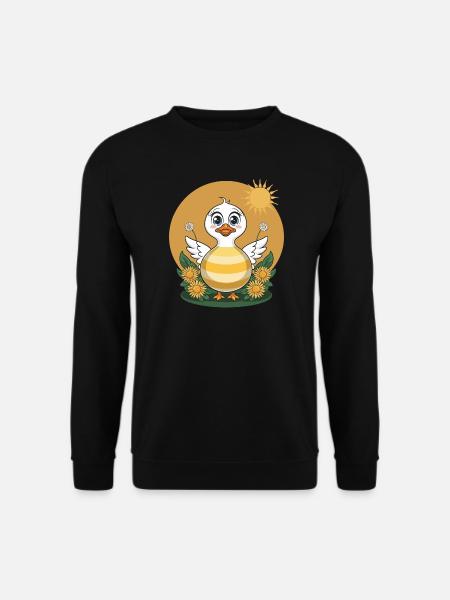 Cute duck - Unisex Sweatshirt - black