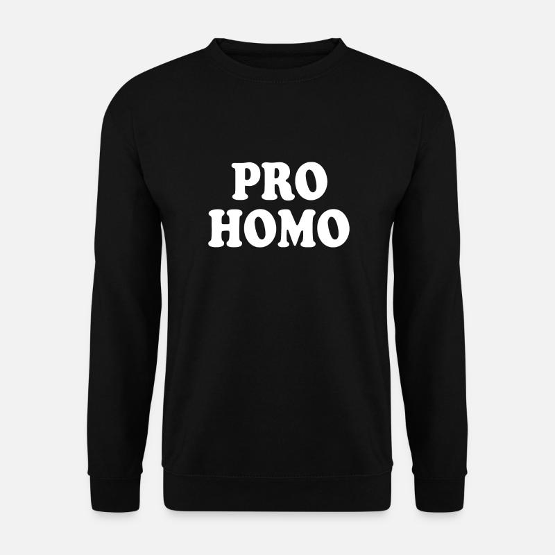Pro homo - Unisex Pullover - Schwarz
