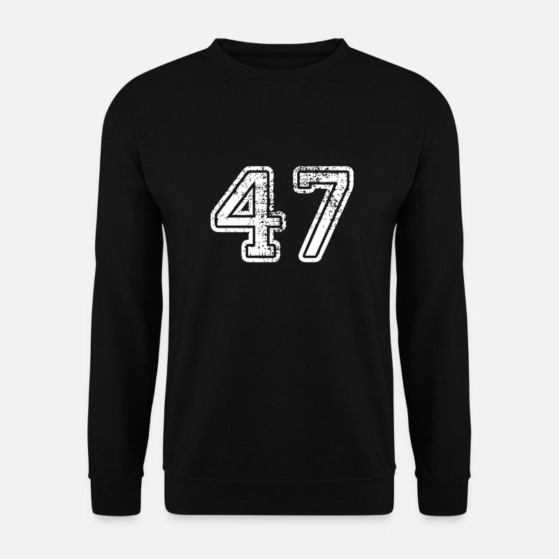 47 - Unisex Pullover - Schwarz