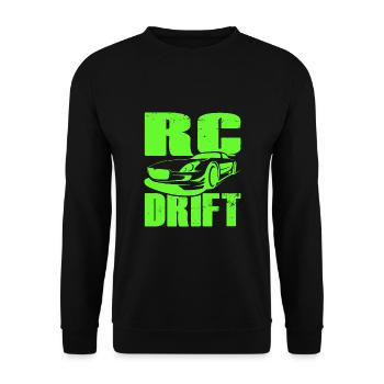 RC - drift - Unisex Sweatshirt - black - Front - Alina (178cm) & Michal (187cm)