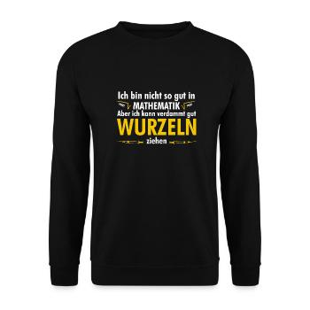 Dentist Stomatologe Zahnarzt I Dentistry Wurzel - Unisex Pullover - Schwarz - Vorne - Alina (178cm) & Michal (187cm)