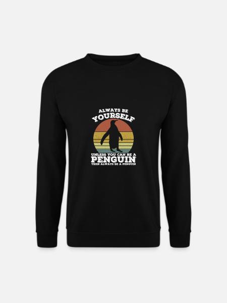 Pingouin - Sweat-shirt Unisexe - noir