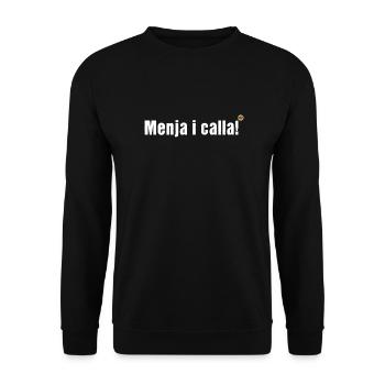 OBV – Menja i calla ! - Sweat-shirt Unisexe - noir - Devant - Alina (178cm) & Michal (187cm)