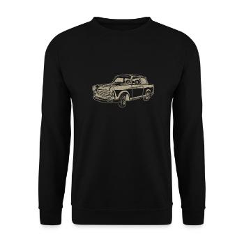 Trabi 601 - Carton de course - Sweat-shirt Unisexe - noir - Devant - Alina (178cm) & Michal (187cm)