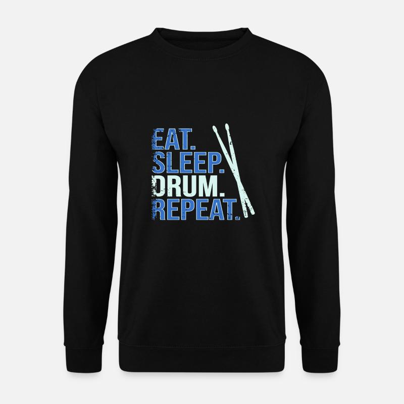 Eat. Sleep. Drum. Repeat. - Unisex Sweatshirt - black