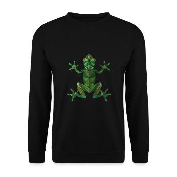 Frosch - Unisex Pullover - Schwarz - Vorne - Alina (178cm) & Michal (187cm)