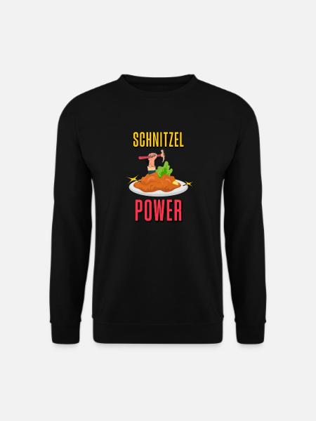 Schnitzel Power, Schnitzel Kraft - Sweat-shirt Unisexe - noir
