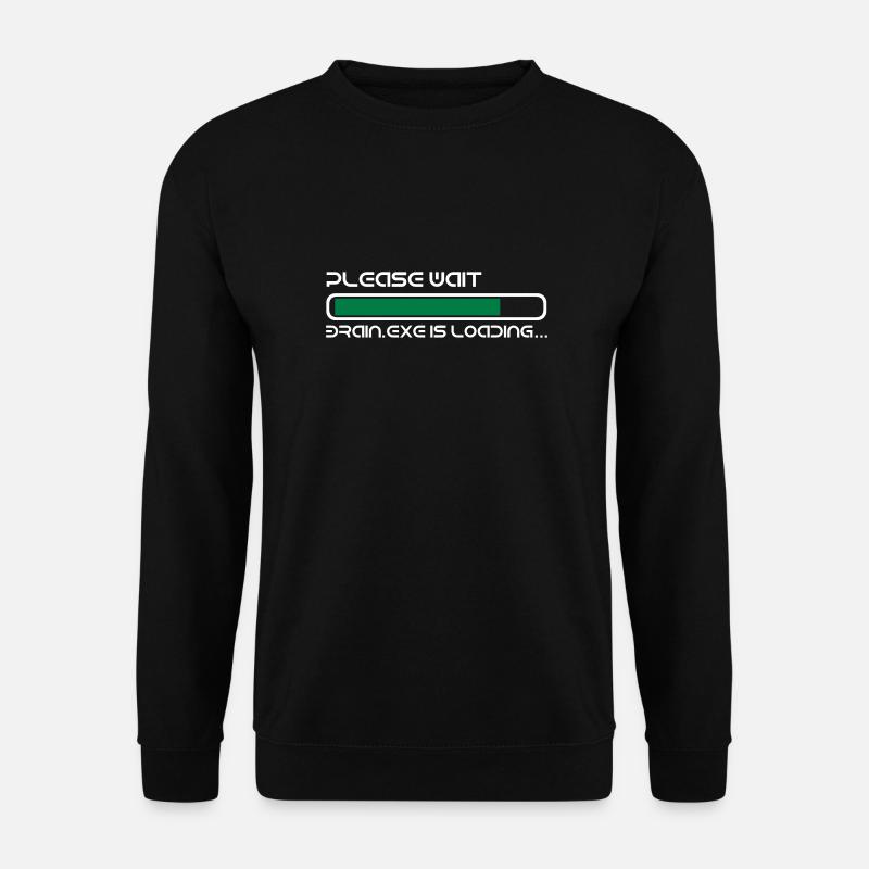 Gehirn wird geladen... - Unisex Pullover - Schwarz